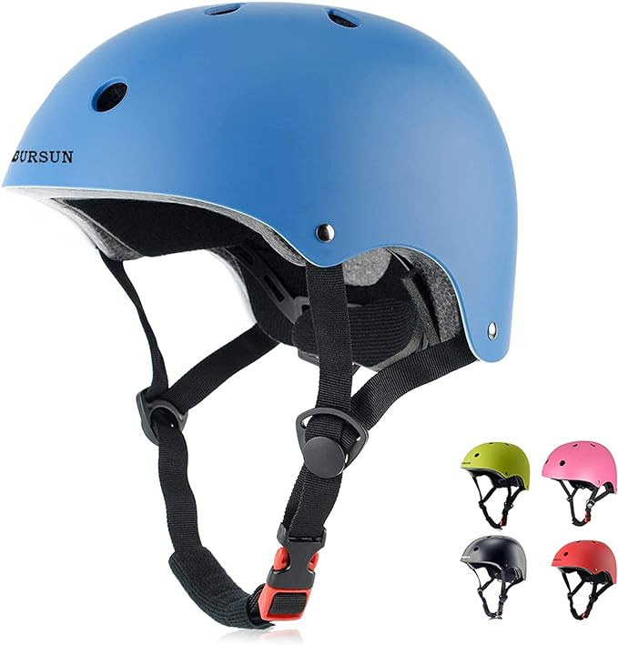 BURSUN Kids Bike Helmet Ventilation & Adjustable Toddler Helmet for Ages 2-14 Kids Boys Girls Mul... | Amazon (US)