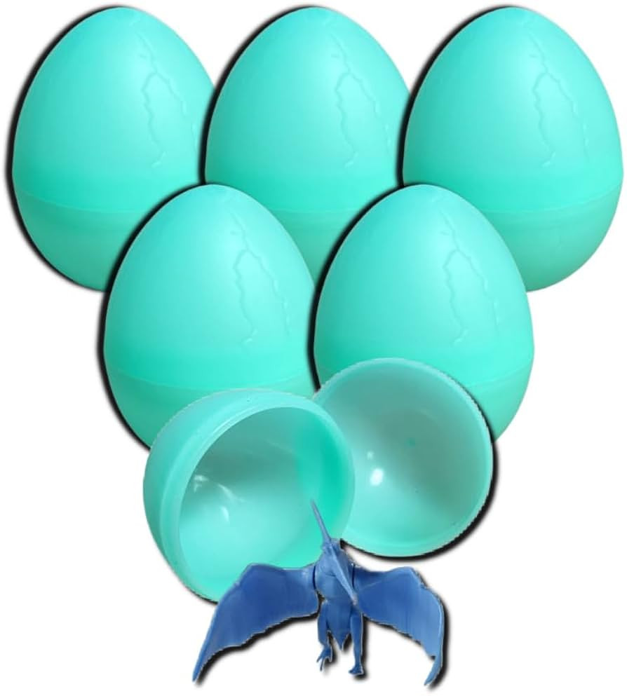 The Eggmazing Egg Decorator | Glow in the Dark Dinomazing Dinosaur Eggs | Refill 6 Pack | Eggs wi... | Amazon (US)