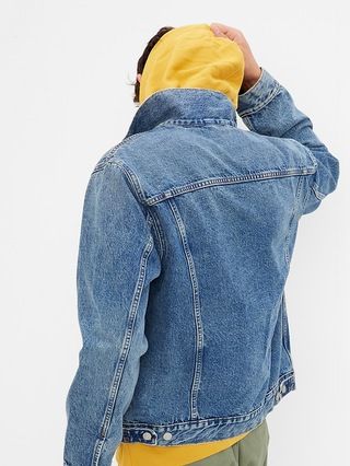 100% Organic Cotton Icon Denim Jacket with Washwell | Gap (US)