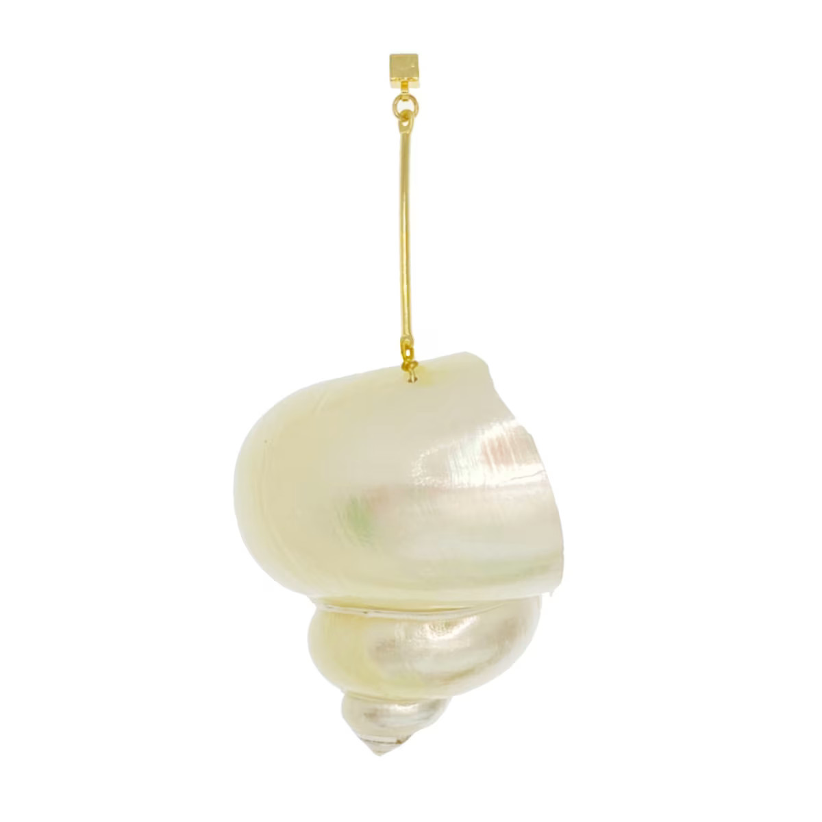 Moonlight Shell Earring - White | Wolf & Badger (US)