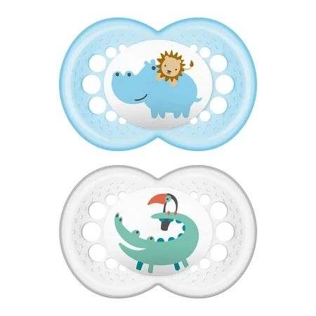 MAM Pacifiers, Baby Pacifier 16+ Months, Best Pacifier for Breastfed Babies, ?Original' Design Colle | Walmart (US)