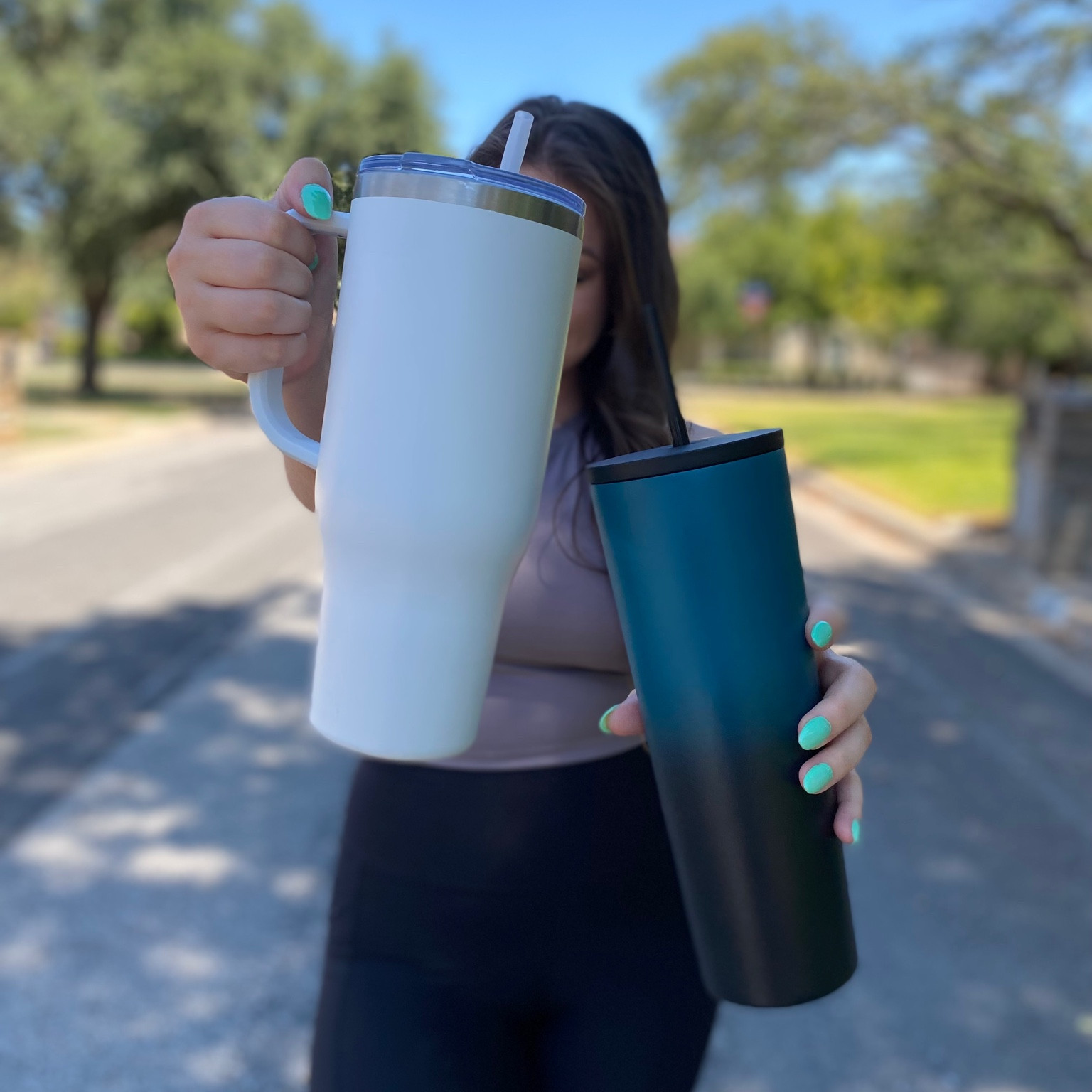 My go to emotional support cups ✨

The white one is a 40 oz Stanley dupe that I use for everyday around the house and at work but the Simple modern is with me on the go (fully seals and I can put it in my bag) and comes in a large variety of colors! 

#LTKfitness #LTKfindsunder50 #LTKtravel