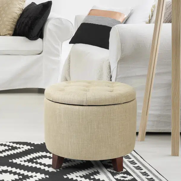 Upholstered Storage Ottoman | Wayfair North America