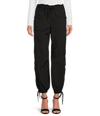 Natasha Nylon Parachute Pull-On Pants | Dillard's