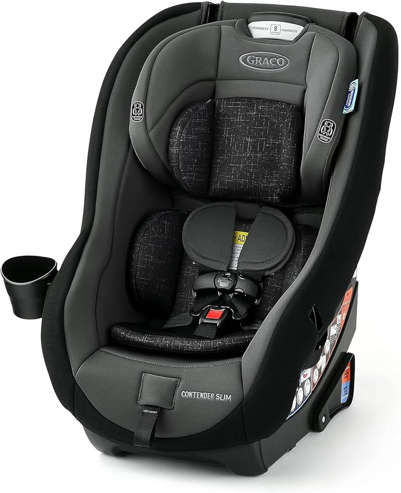 Graco Contender Slim Convertible Car Seat, West Point, Space-Saving Design, Lightweight and Compa... | Amazon (US)