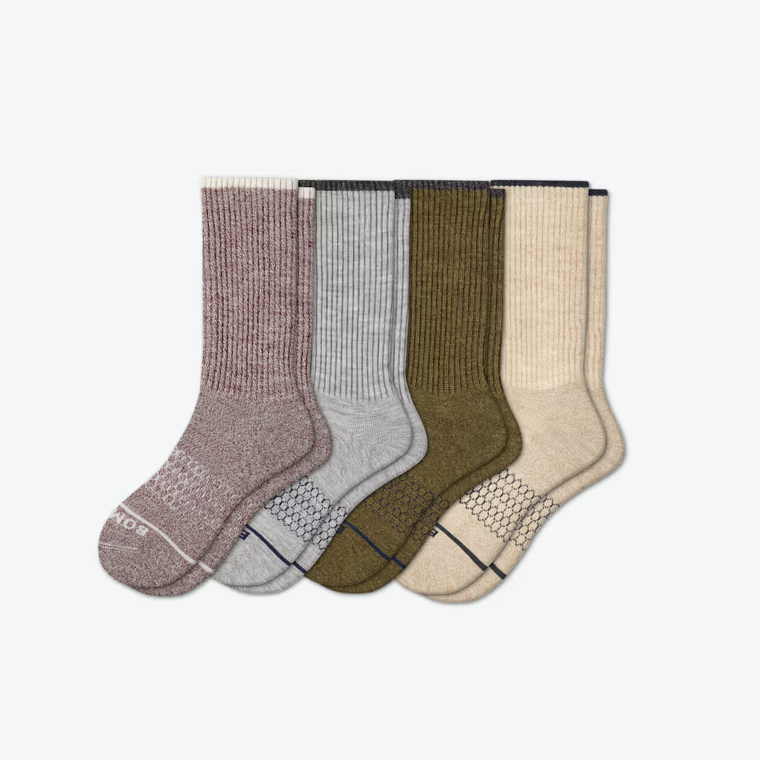 Women's Merino Wool Blend Calf Sock 4-Pack | Bombas
