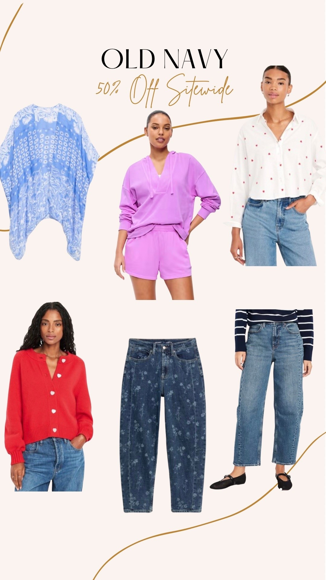 Old navy 50% off sitewide mom outfits casual style 

#LTKActive #LTKSaleAlert #LTKmomlife
