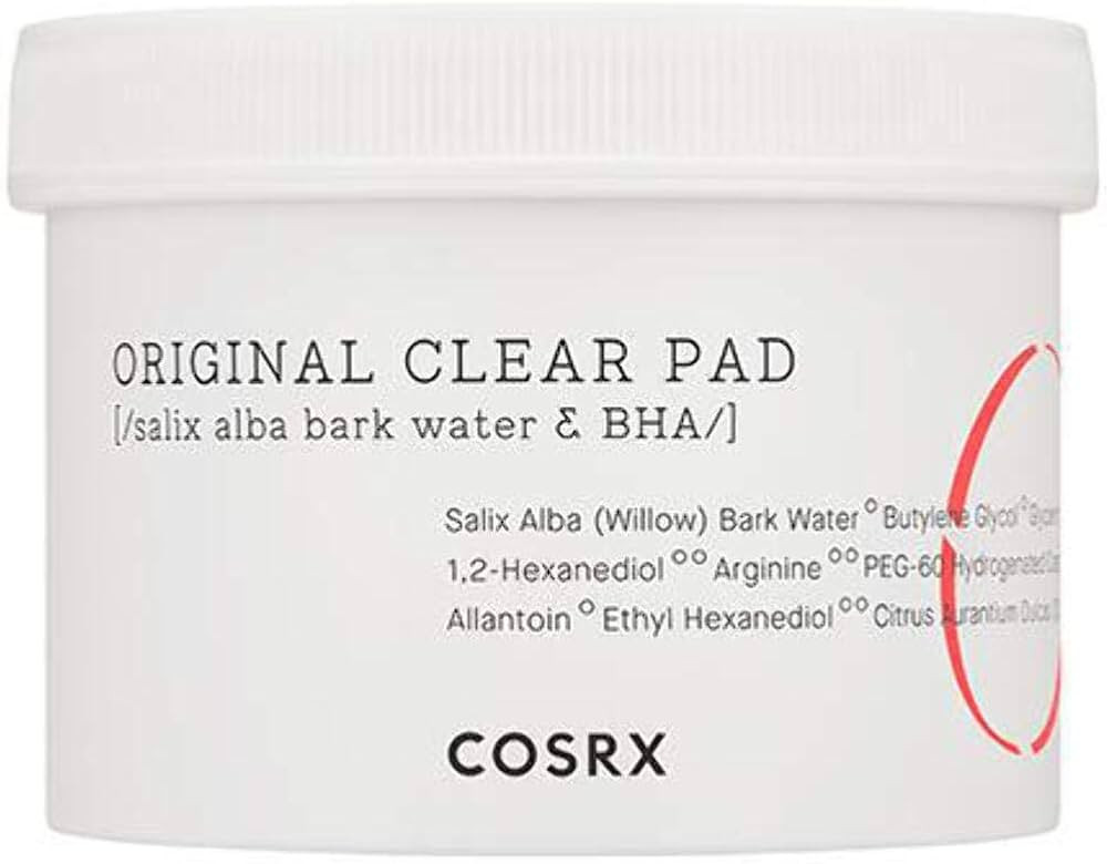 COSRX BHA Toner Pads, 70 Sheets, Exfoliating Pads for Dead Skin & Blackheads, Minimize Pores, Pre... | Amazon (US)