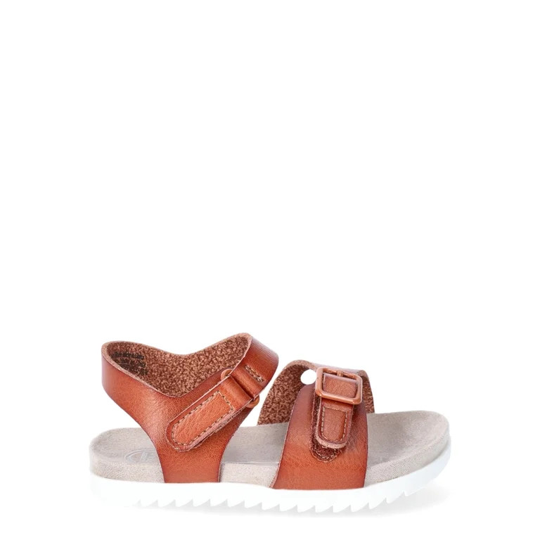 Wonder Nation Baby & Toddler Girls Buckle Sandals | Walmart (US)