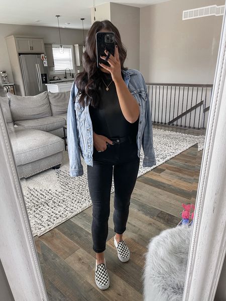 leather bodysuit outfit 🖤

abercrombie jeans | vans slip on sneakers outfit | denim jacket outfit | levi’s denim jacket | amazon fashion | amazon finds | amazon must haves | found it on amazon 



#LTKunder50 #LTKunder100 #LTKstyletip