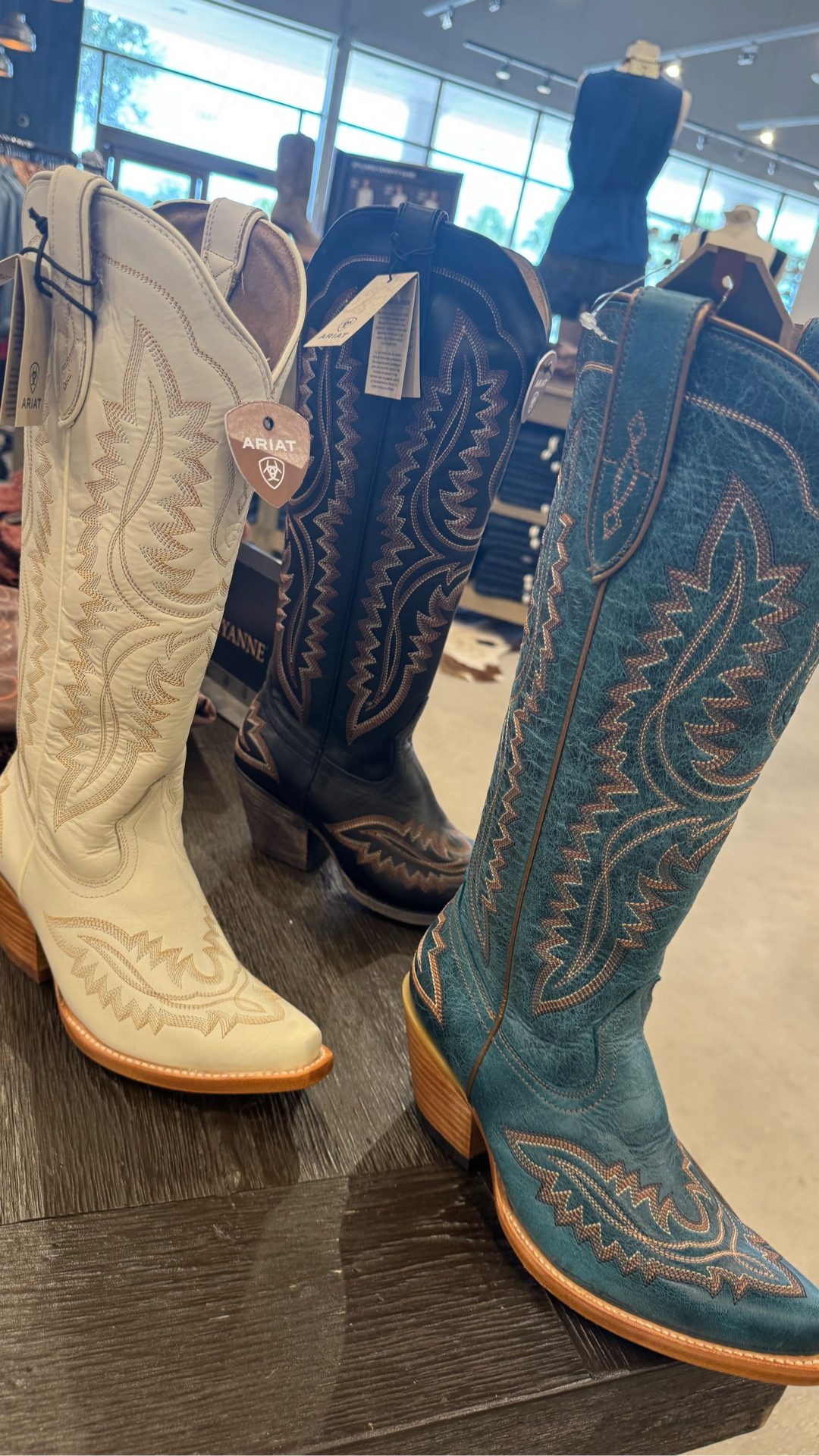 Arias Casanova X Toe Western Boots 
Gorgeous stitching, premium leather, and the knee height make our best-selling Casanova boot a showstopper wherever it goes. With the comfort you need for long nights boogying at country concerts and twirling on the dance floor, it'll turn heads whether you've paired it with cutoffs or your favorite summer dress.

#LTKOver40 #LTKShoeCrush #LTKParties