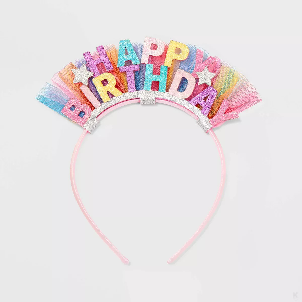 Kids' Glitter 'Happy Birthday' Headband with Tulle - Cat & Jack™ | Target