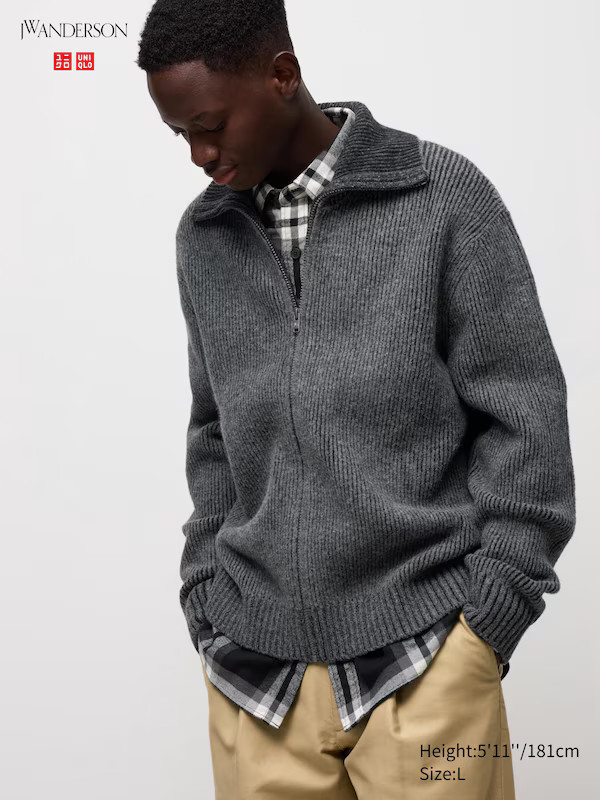 Geribd Soufflé Vest met Rits | Uniqlo NL