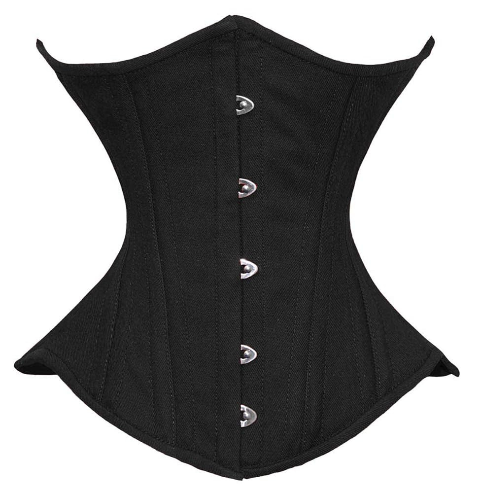 luvsecretlingerie Heavy Duty 26 Double Steel Boned Waist Training Satin Underbust Shaper Corset f... | Amazon (US)
