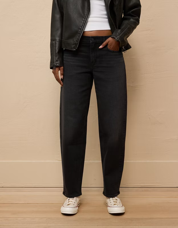 AE Stretch Barrel Jean | American Eagle Outfitters (US & CA)