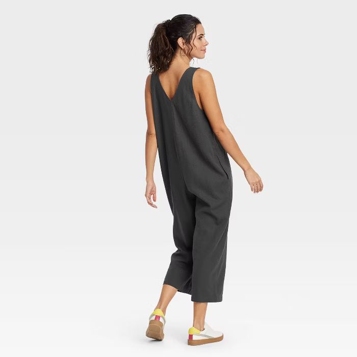 Women's Sleeveless Cropped Jumpsuit - Universal Thread™ | Target