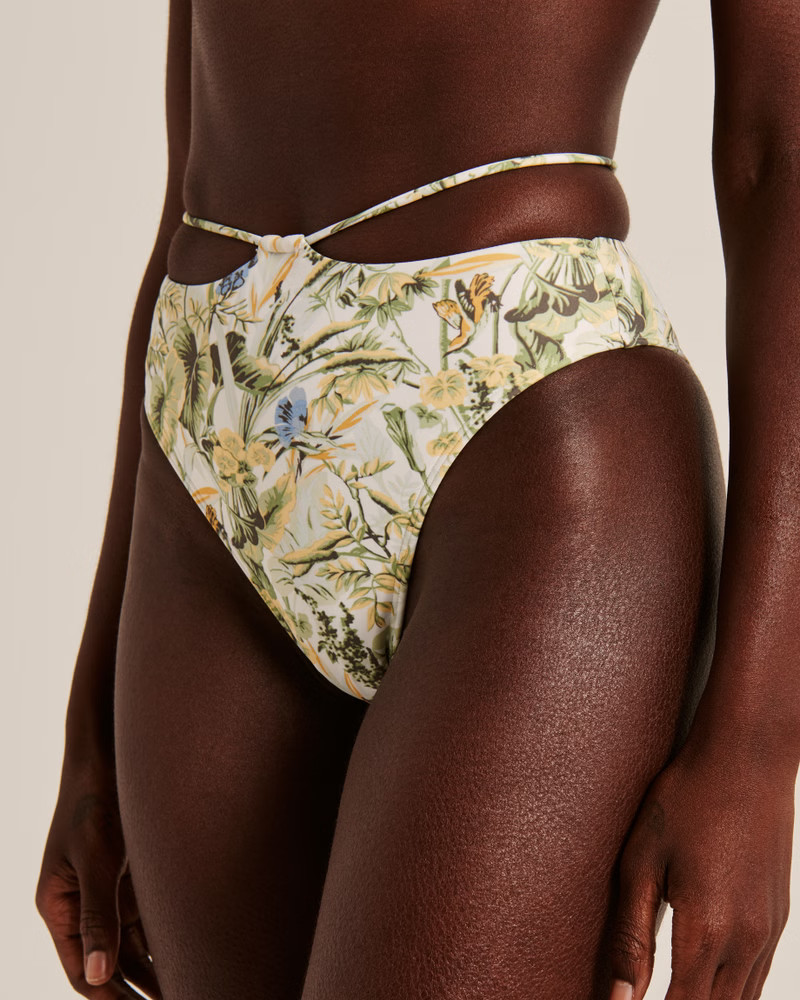 Tie-Back High-Waist Cheeky Bottoms | Abercrombie & Fitch (US)
