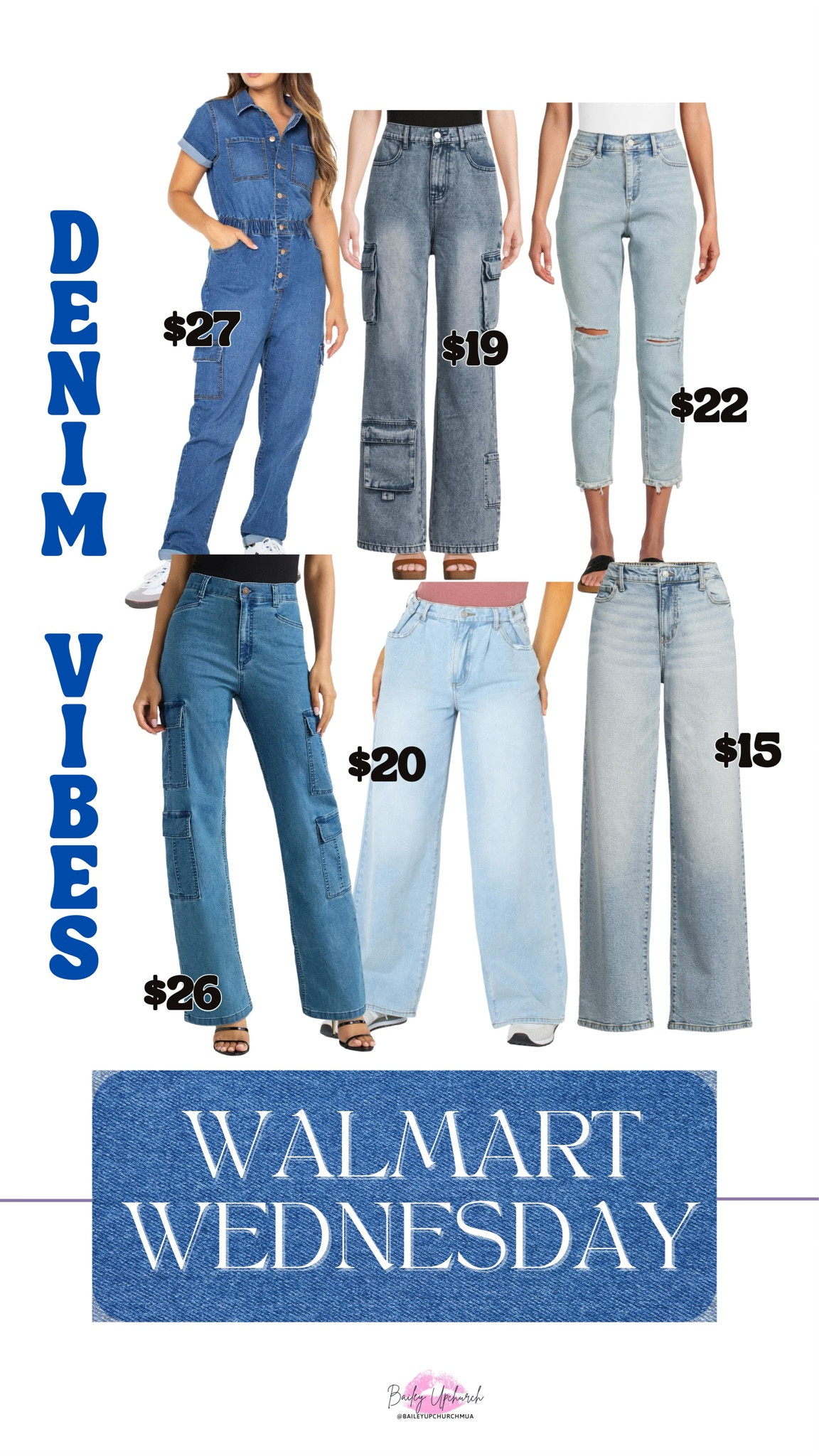 Yall have been asking me for more affordable denim options and I am loving the Walmart jeans lately! 