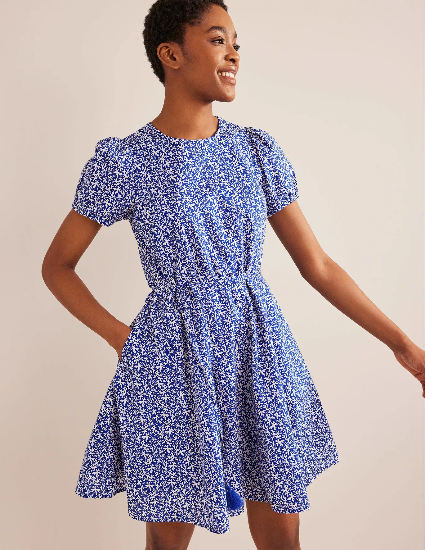 Full Skirted Mini Dress | Boden (US)