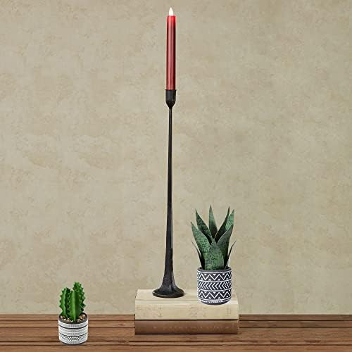 Iron Taper Candle Holder - Decorative Candle Stand - Candlestick Holder 17.3 in Tall… | Amazon (US)