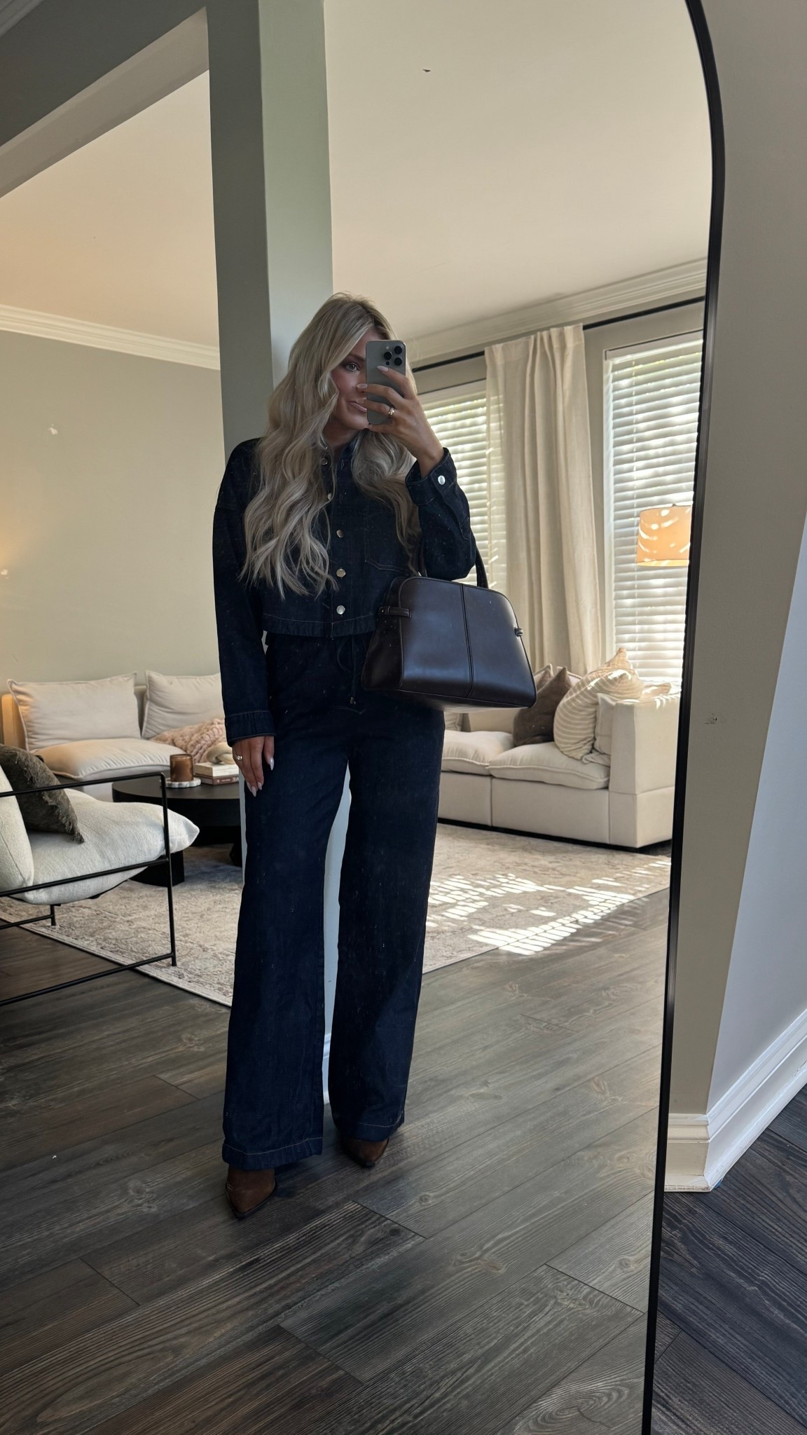 Fall outfit inspo- denim on denim! Love this set! 

#LTKFindsUnder100 #LTKStyleTip #LTKSeasonal