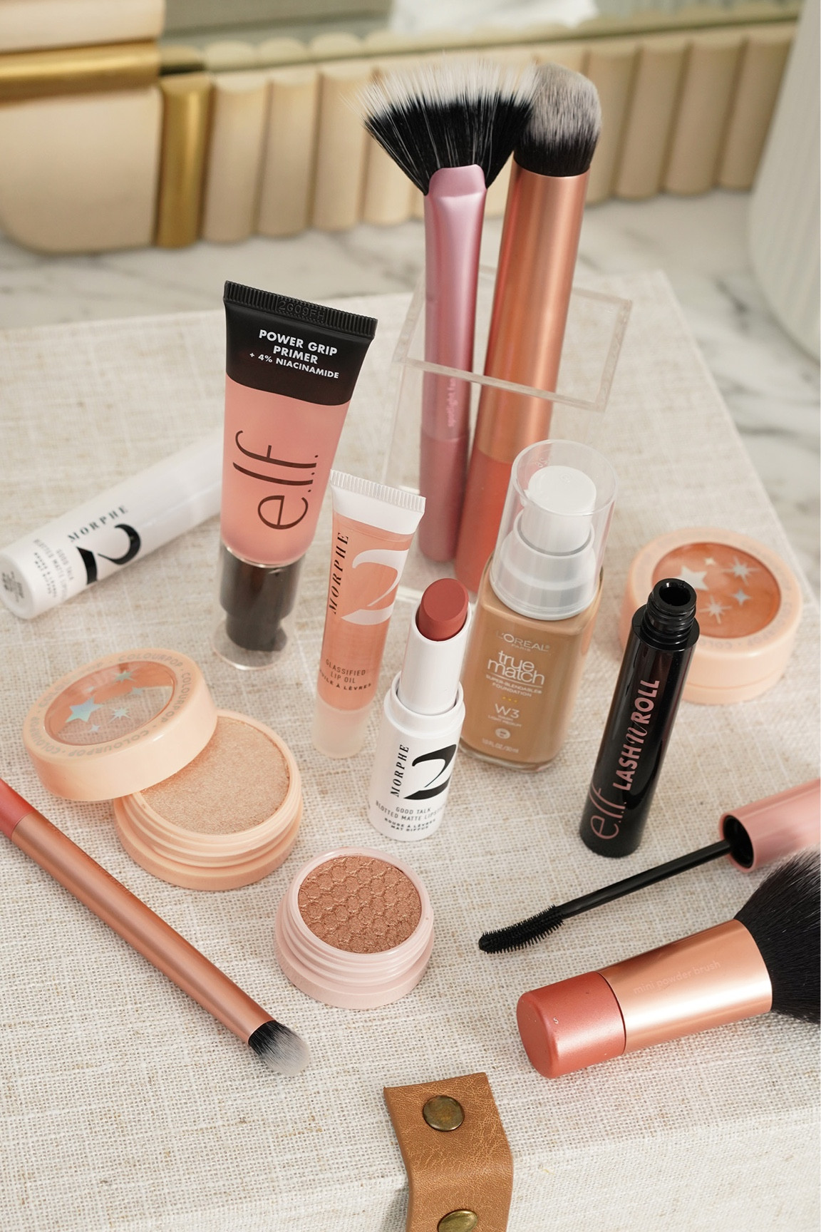 #TargetParter #AD Get ready with me – sharing an easy everyday makeup look with some affordable beauty finds from @target wearing the:

Elf Halo Glow Filter in Shade 3
L’Oreal True Match Foundation W4
ColourPop Palette in Feelin’ Toasty
ColourPop Super Shock Shadow Ur The Prize
Elf Lash N Roll Mascara
Milani Blush Blossomtime Rose
ColourPop Super Shock Highlighter in Flexitarian
NYX Lip Liner in Nude Pink
Morphe 2 Good Talk Blotted Matte Lip in Pink Pucker
Morphe 2 Glassified Lip Oil

Linked via @shop.ltk #target @targetstyle #makeuplook #makeupreel #LTKBeauty