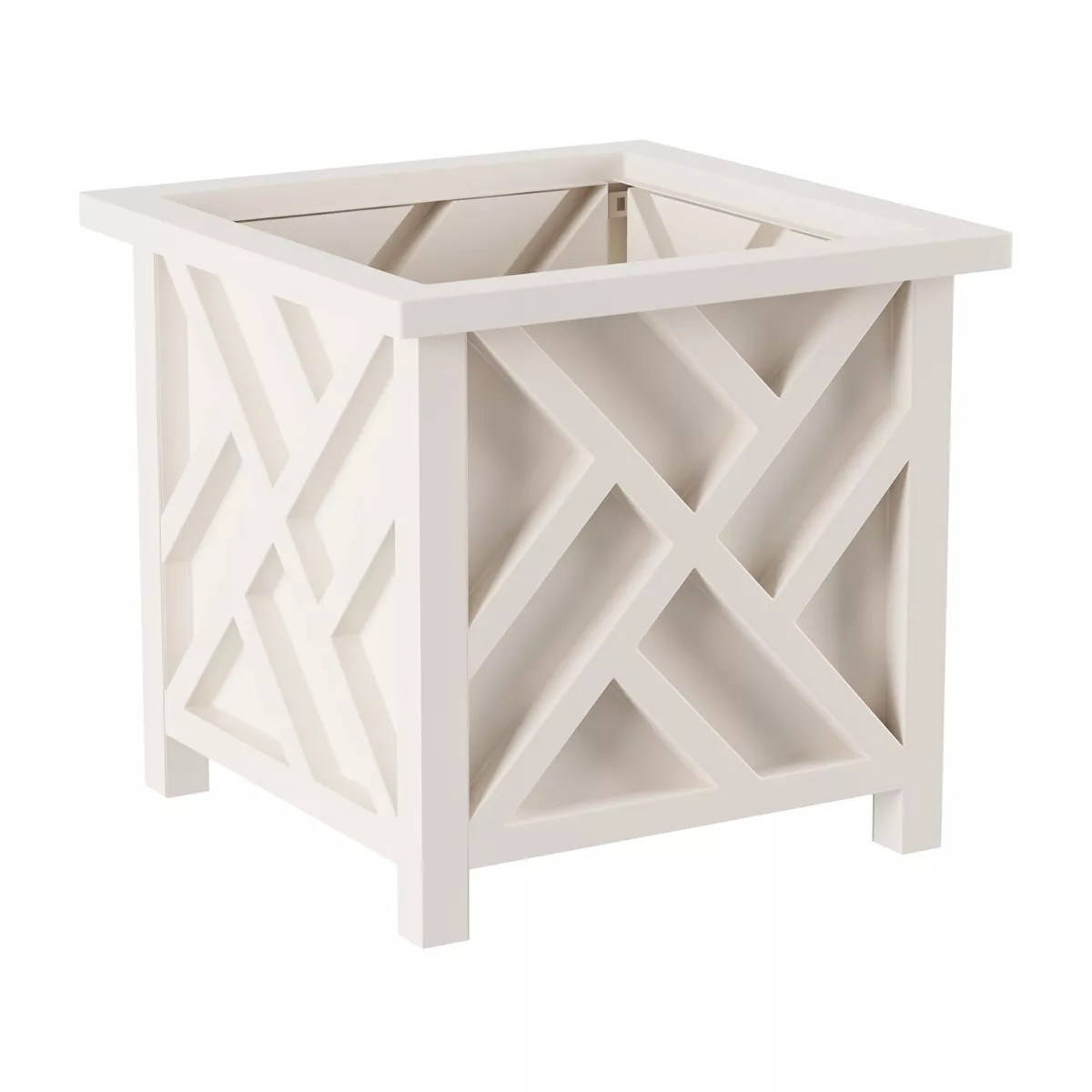 Nature Spring 14.75-in Lattice Planter Box - Decorative Outdoor Flower or Plant Pot | Target