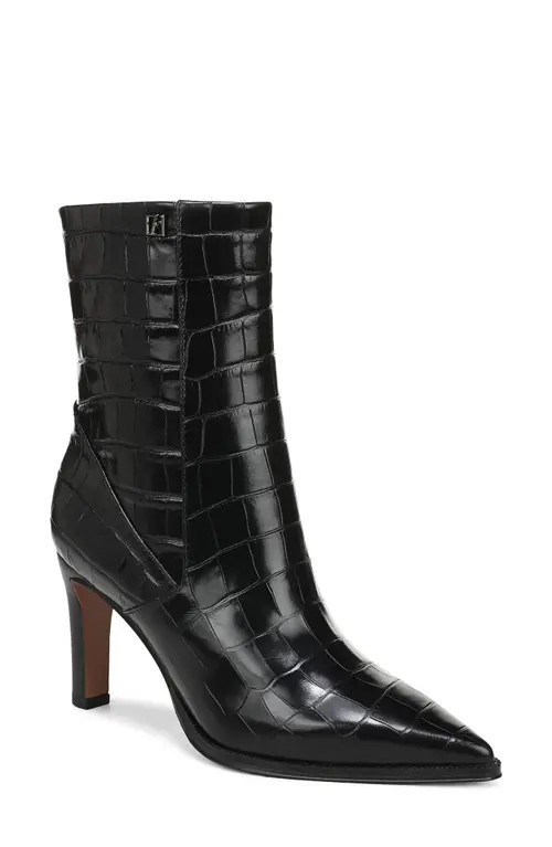 Franco Sarto Appia Bootie in Black at Nordstrom, Size 9.5 | Nordstrom