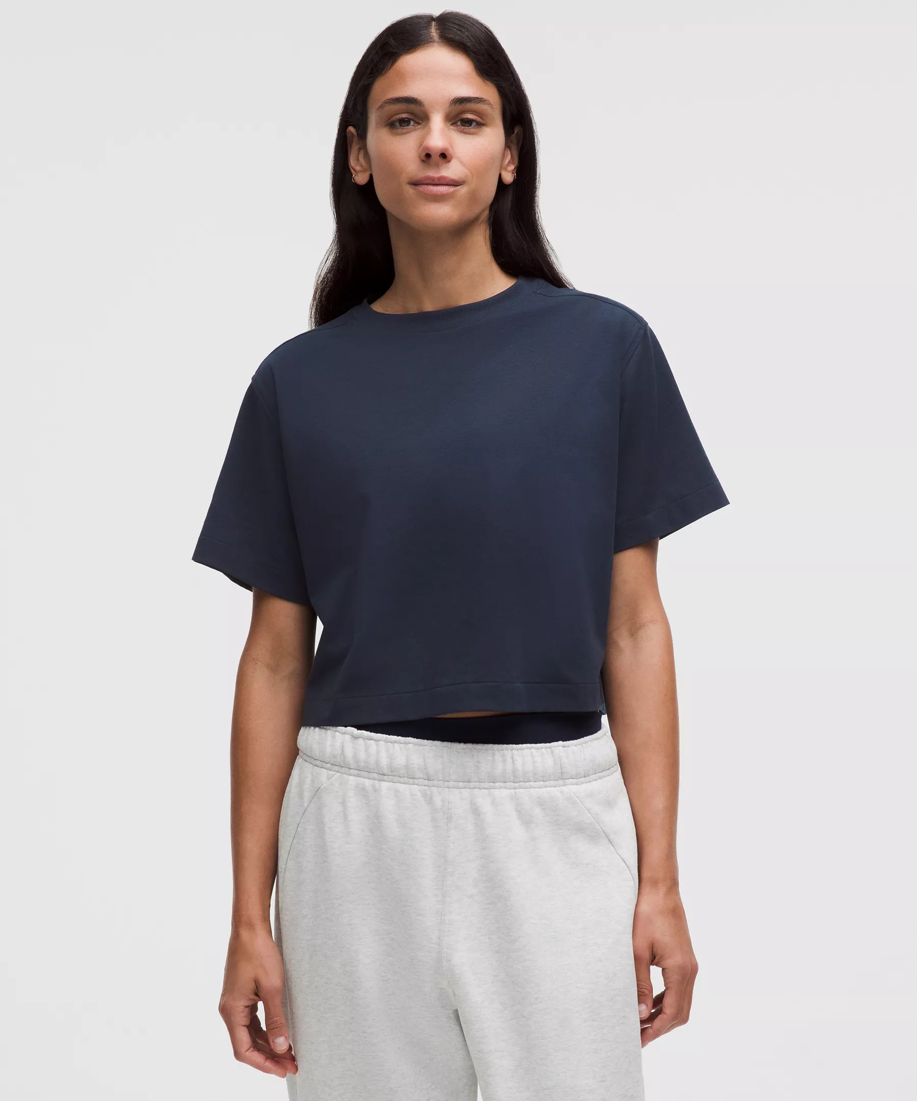 All Yours Organic Cotton Cropped T-Shirt | Women's Short Sleeve Shirts & Tee's | lululemon | Lululemon (US)
