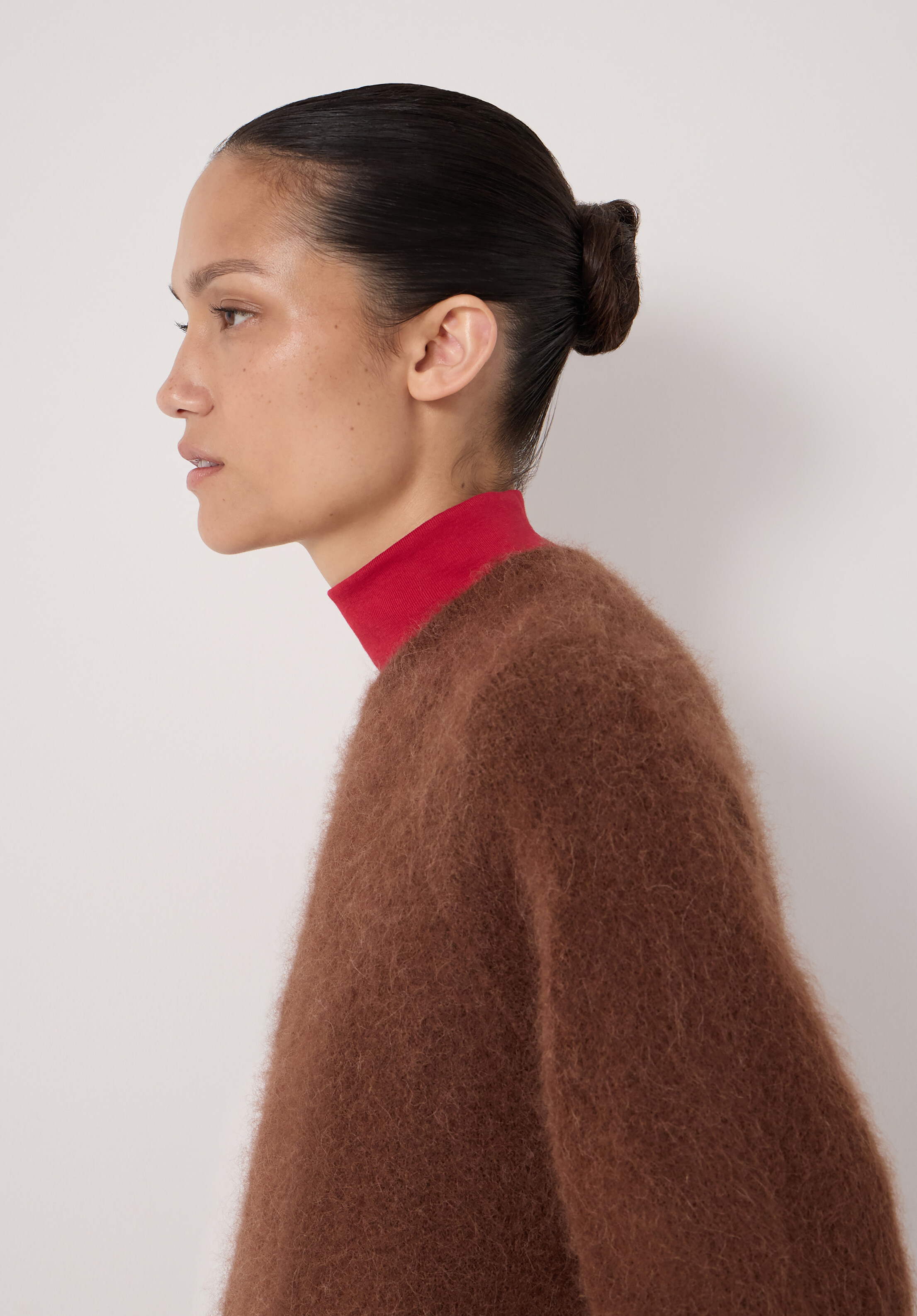 Crew Neck Alpaca Wool Jumper | Hush UK