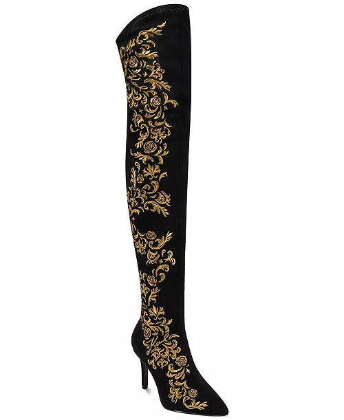 Rhodri Rococo Over-the-Knee Dress Boots | Macy's