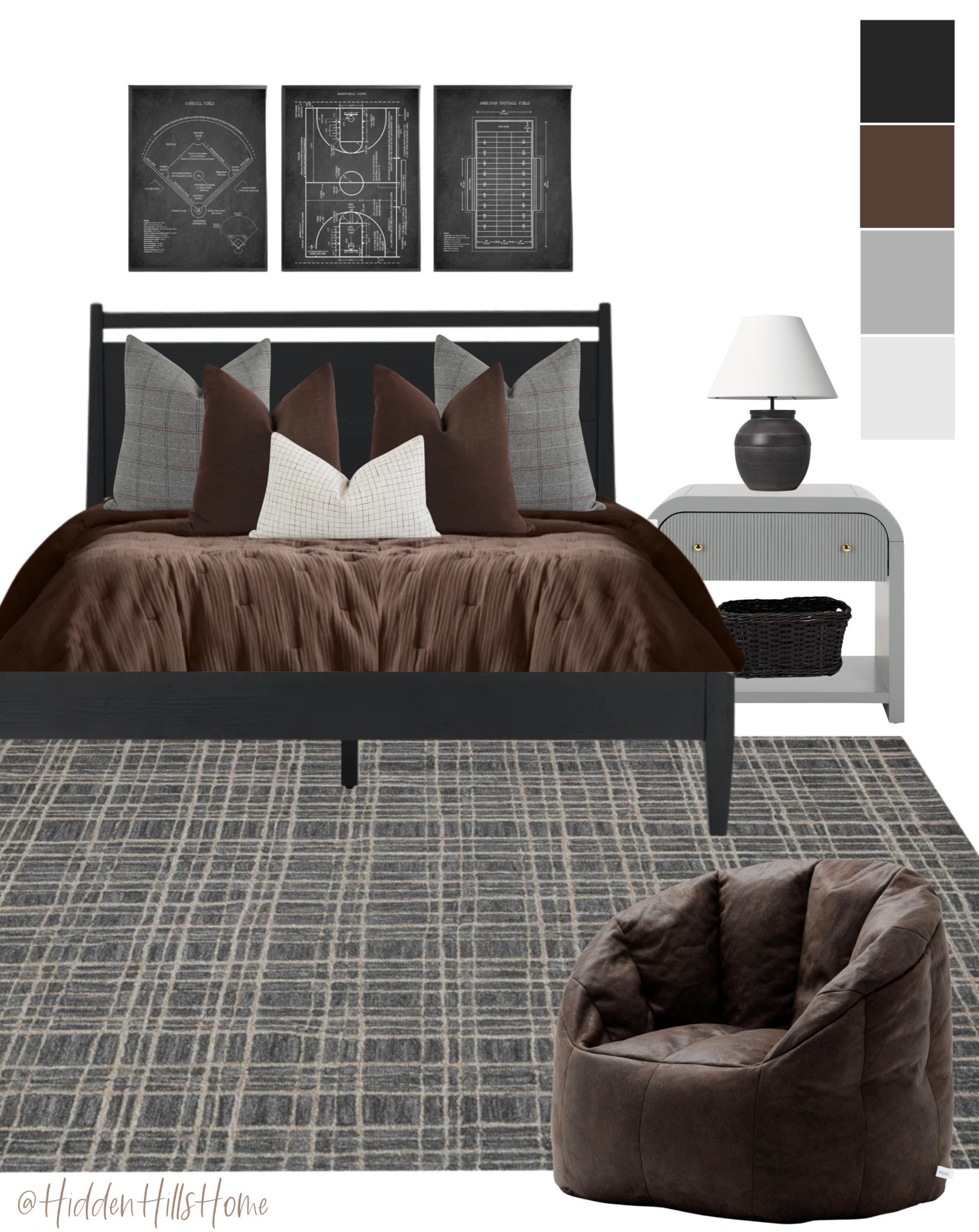 Teen boys room decor ideas, boys bedroom mood board, home decor, boys room design, nightstands, bedding, bedroom rug, masculine kids room, tween bedroom inspiration 

#LTKHome #LTKKids #LTKSaleAlert
