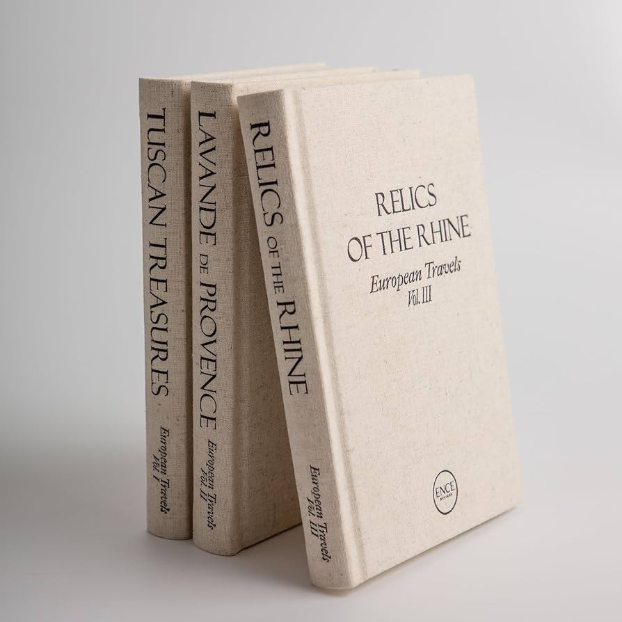 Decorative Books for Home Decor- Set of 3 Fake Books for Decoration- Travel Inspired Fake Book De... | Amazon (US)