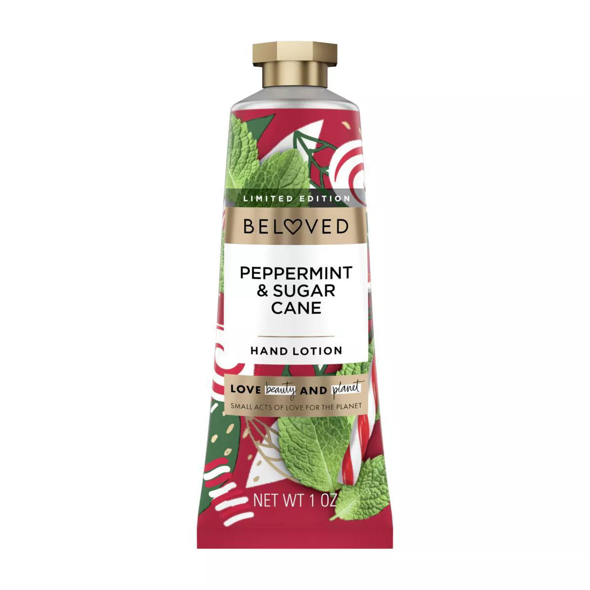 Beloved Peppermint & Sugar Cane Hand Lotion - 1oz | Target
