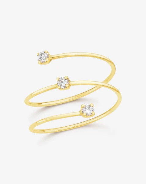 Floating Diamond Wrap Ring | Ring Concierge