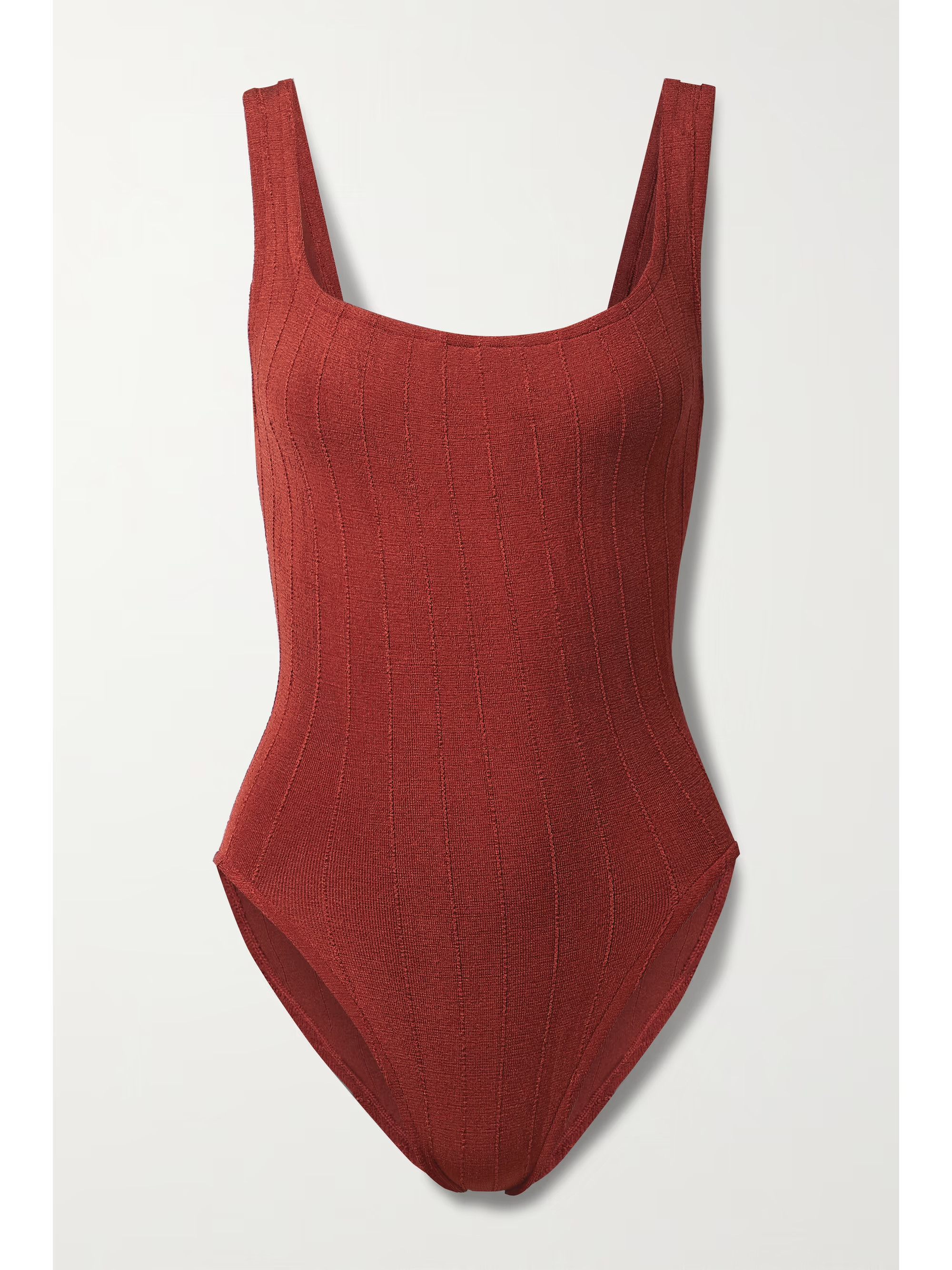 + NET SUSTAIN Nile ribbed swimsuit | NET-A-PORTER (US)