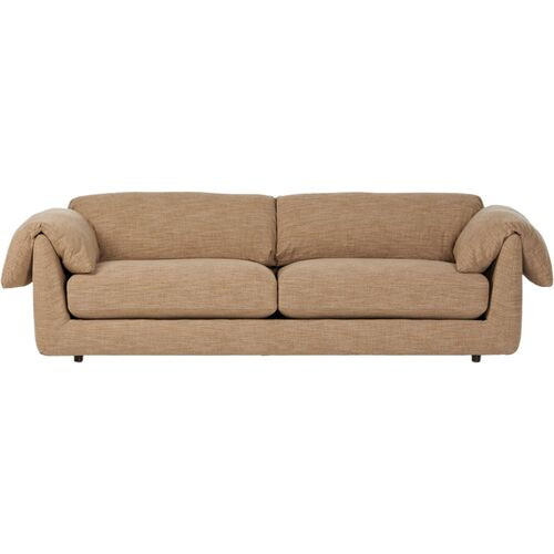 Lucian Performance Sofa, Laken Taupe | One Kings Lane