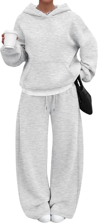 Trendy Queen Womens Lounge Sweat Set 2 Piece Sweatsuit 2026 Fall Outfits | Amazon (US)