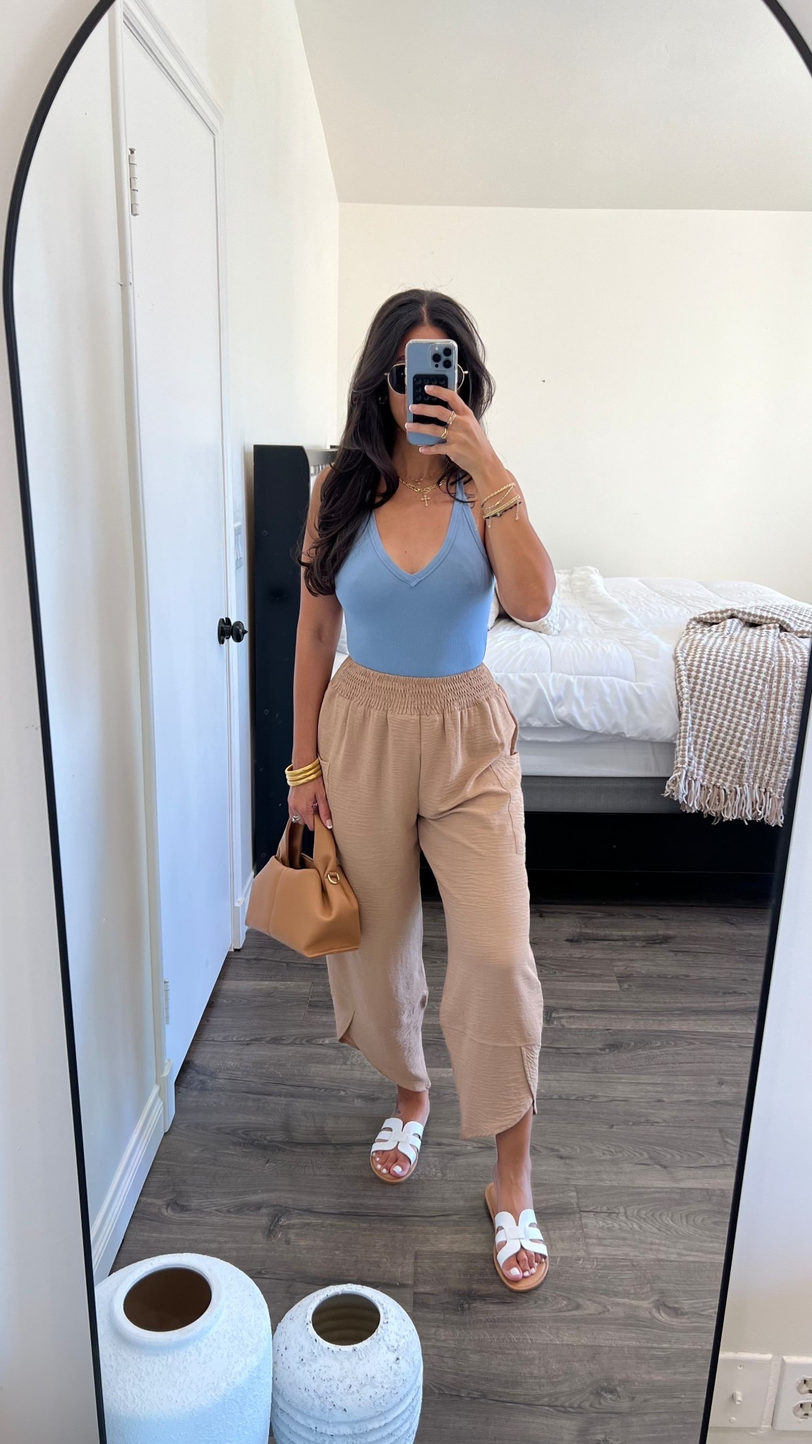 Easy outfit idea. Add a denim jacket for fall! The comfiest pants!

#LTKFindsUnder50 #LTKStyleTip #LTKSeasonal