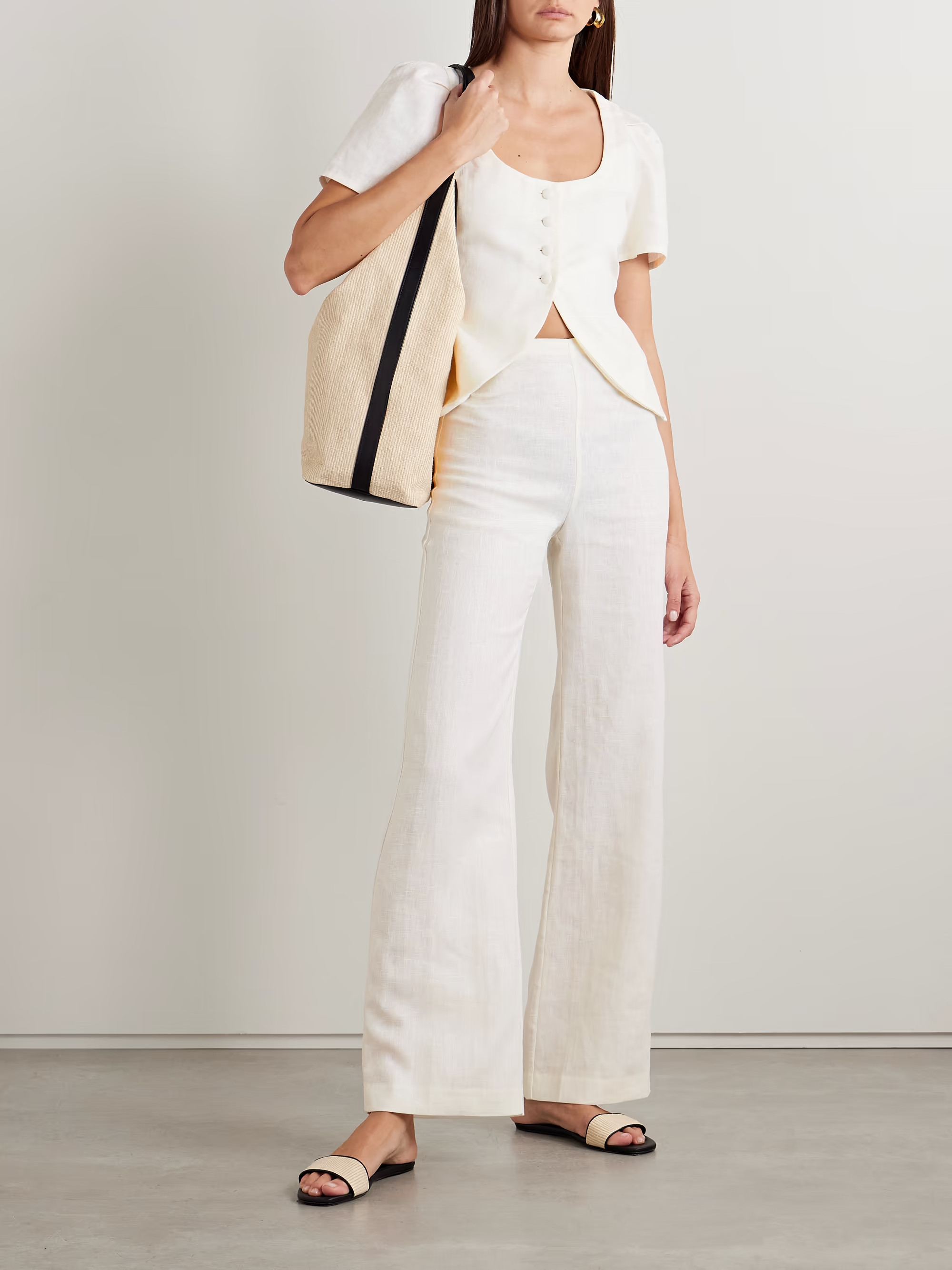 Ilride linen straight-leg pants | NET-A-PORTER APAC
