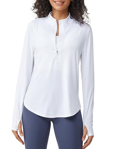 Amazon.com: G4Free UV Protection Golf Shirts for Women UPF 50+ SPF Long Sleeve Workout Running To... | Amazon (US)