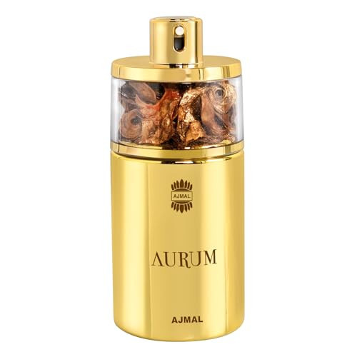 Ajmal Aurum Eau de Parfum 2.5 oz (75 ml) for Women | Fresh, Fruity & Floral Oriental Perfume with Amber, Musk & Vanilla | Long-Lasting Luxury Scent from Dubai | Amazon (US)