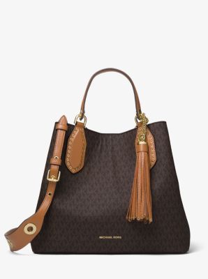 Brooklyn Large Logo Satchel | Michael Kors US