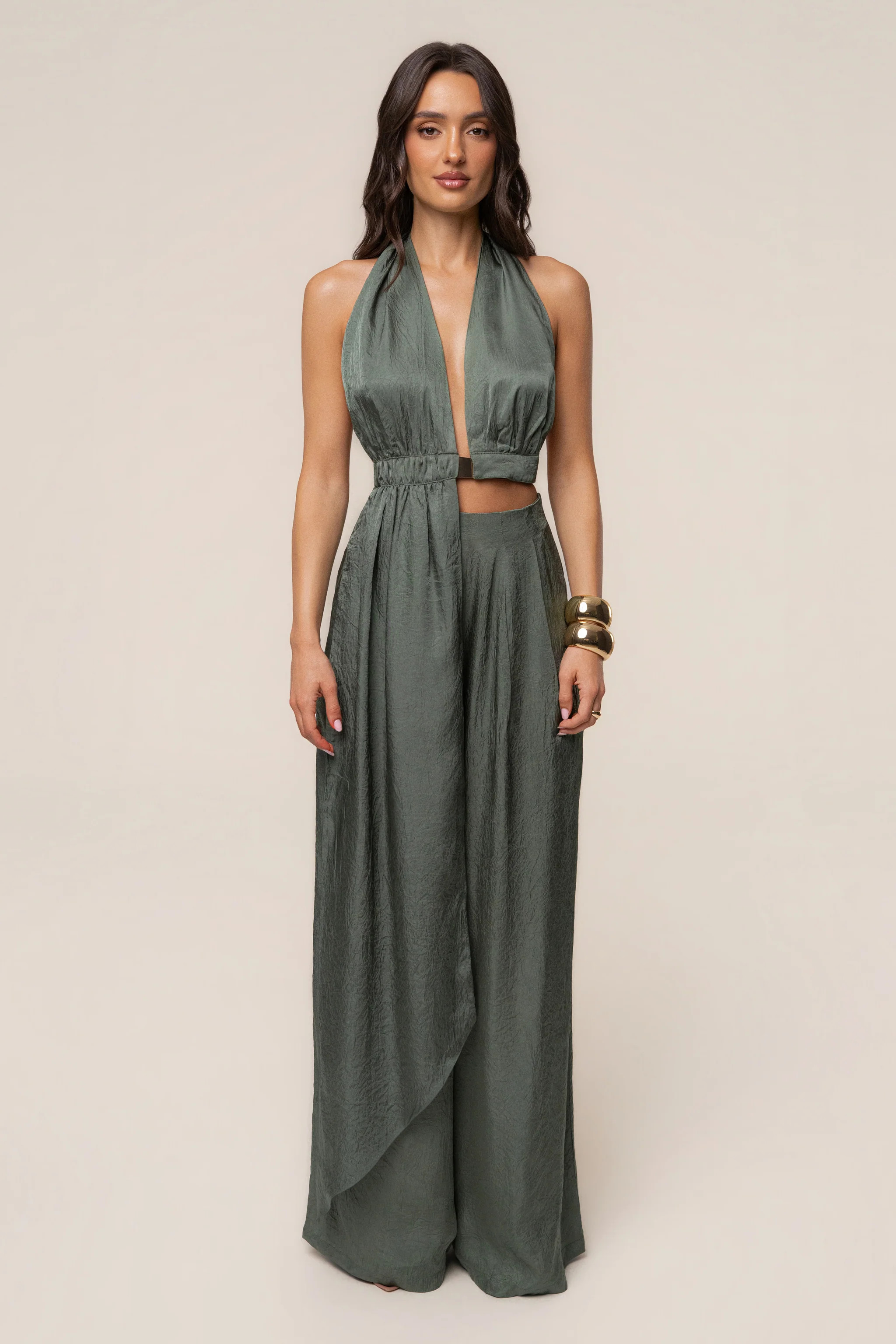 Seafoam Sundown Wide Leg Pant | JLUXLABEL US