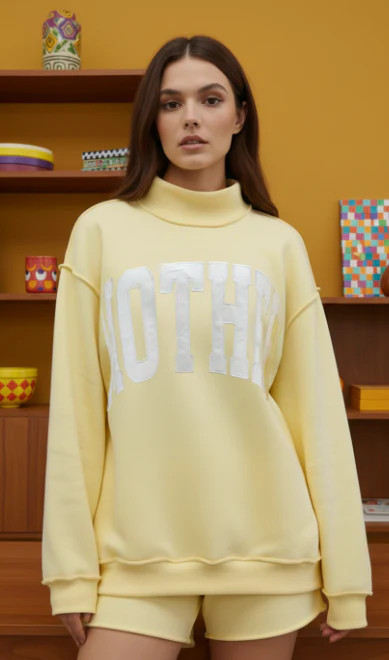 The Mother Mock Neck Sweatshirt | The Collection Texas