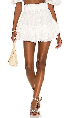 Tularosa Tinsley Skirt in Off White from Revolve.com | Revolve Clothing (Global)