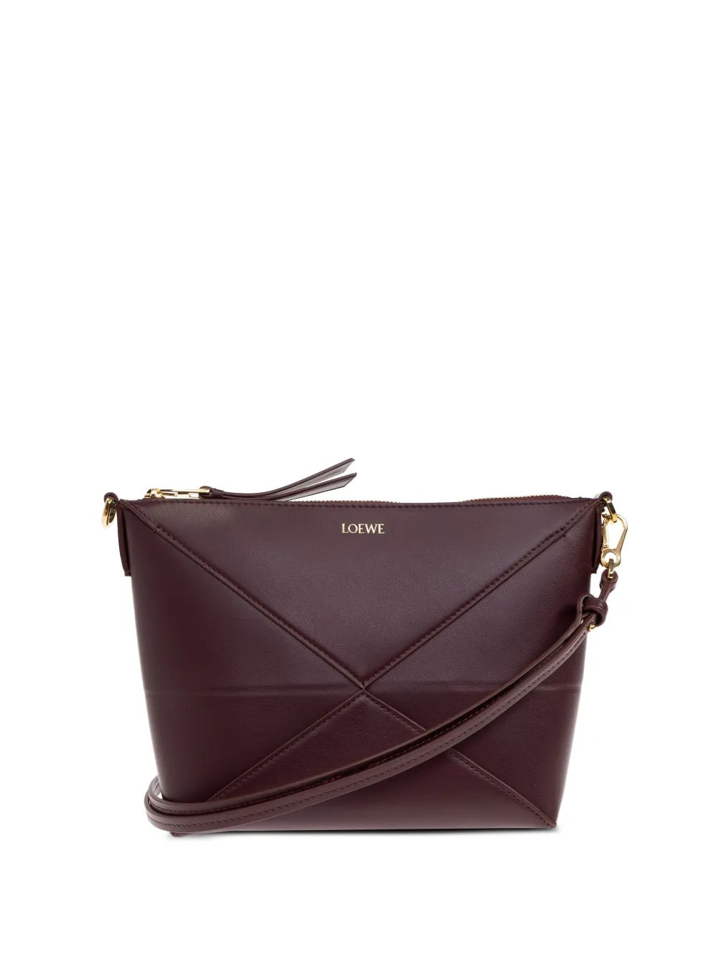 LOEWE Puzzle Fold shoulder bag - Red | Farfetch Global