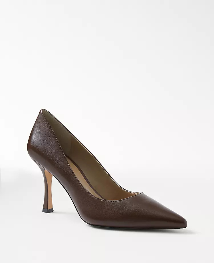 Mila Leather Pumps | Ann Taylor (US)