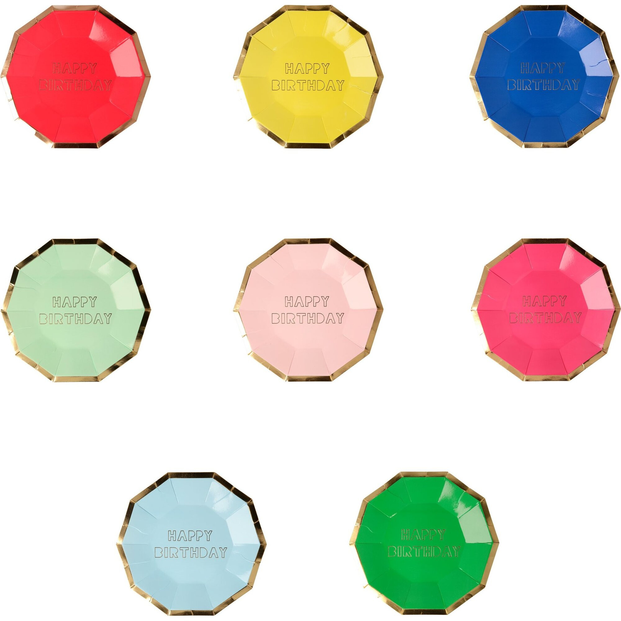 Happy Birthday Plates, Small | Maisonette