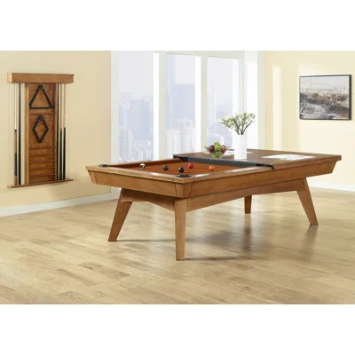 Playcraft Copenhagen 8' Slate Pool Table with Dining Top & 2 Benches/Professional Installation ($895 Value) Included | Wayfair North America